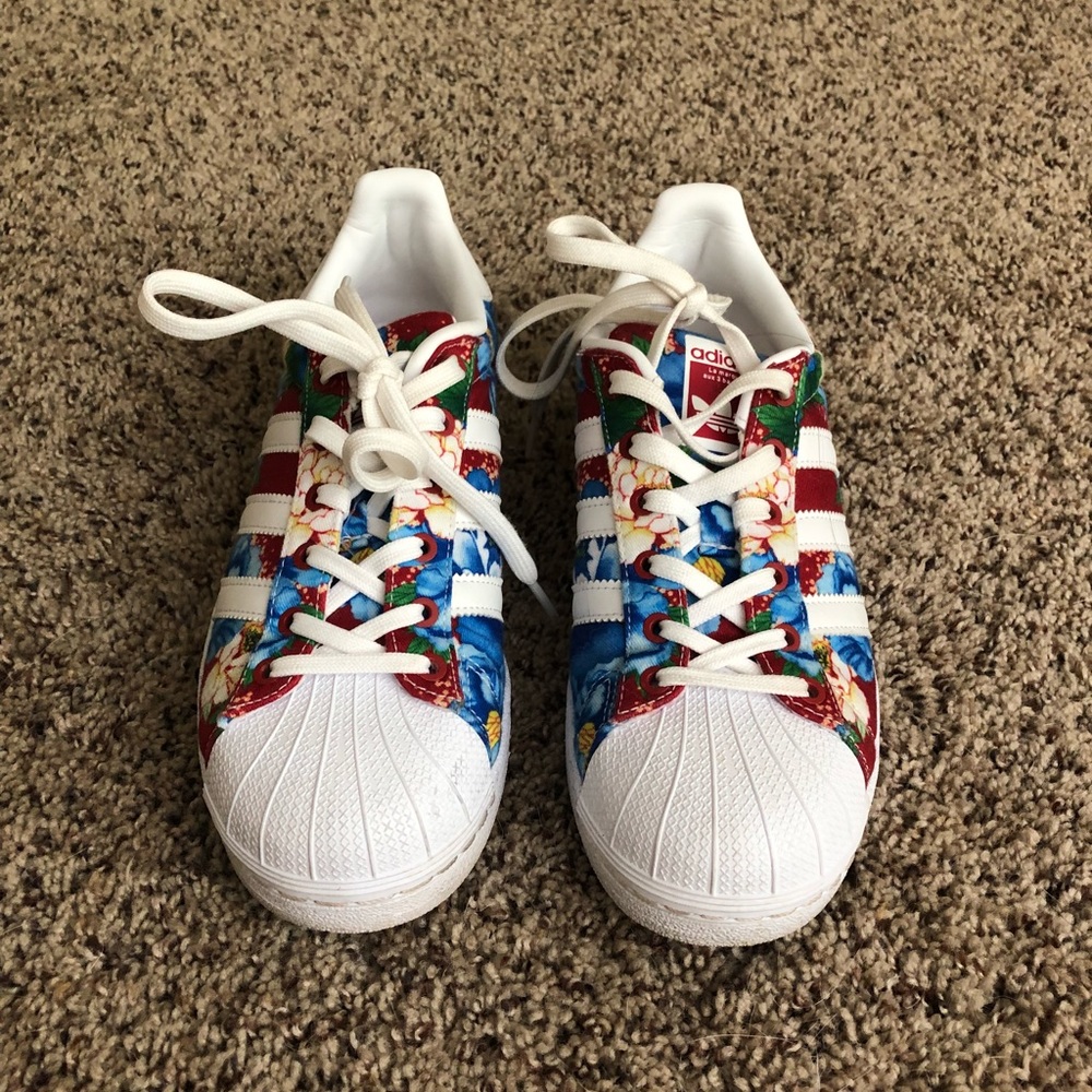 Limited edition adidas floral originals